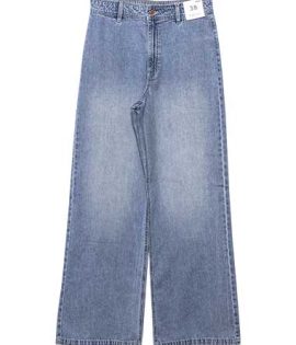 Ladie's Wide Leg Jeans