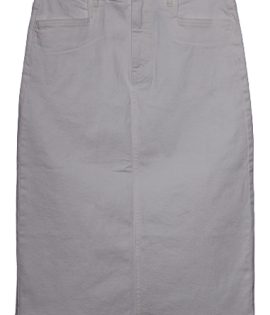 Midi Skirt With Angled Pocket